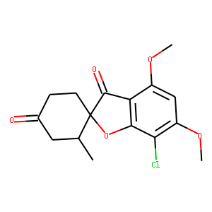 7-Chloro-4,6-dimethoxy-6/'-methylspiro[benzofuran-2(3H),1/'-cyclohexane]-3,4/'-dione