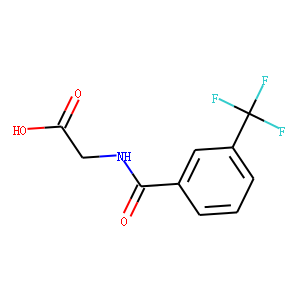 2-[3-(Trifluoromethyl)benzoyl]aminoacetic acid