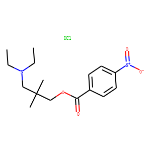 3-(Diethylamino)-2,2-dimethyl-1-propanol 4-Nitrobenzoate Hydrochloride