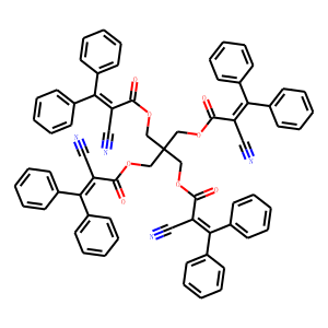 2-Propenoic acid, 2-cyano-3,3-diphenyl-, 2,2-bis(2-cyano-1-oxo-3,3-diphenyl-2-propenyl)oxymethyl-1,3