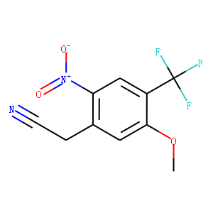 2-(4-(trifluoromethyl)-2,5-dimethoxyphenyl)acetonitrile