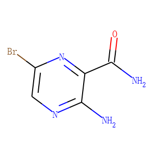 3-Amino-6-bromopyrazine-2-carboxamide