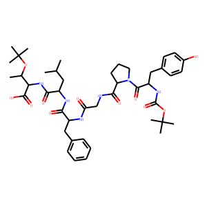 tert-butyloxycarbonyl-tyrosyl-prolyl-glycyl-phenylalanyl-leucyl-(O-tert-butyl)threonine