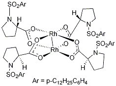 TETRAKIS[(S)-(-)-N-(P-DODECYLPHENYLSULFONYL)PROLINATO]DIRHODIUM(II)