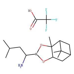 (αR)-(1S,2S,3R,5S)-Pinanediol-1-amino-3-methylbutane-1-boronate Trifluoroacetic Acid Salt