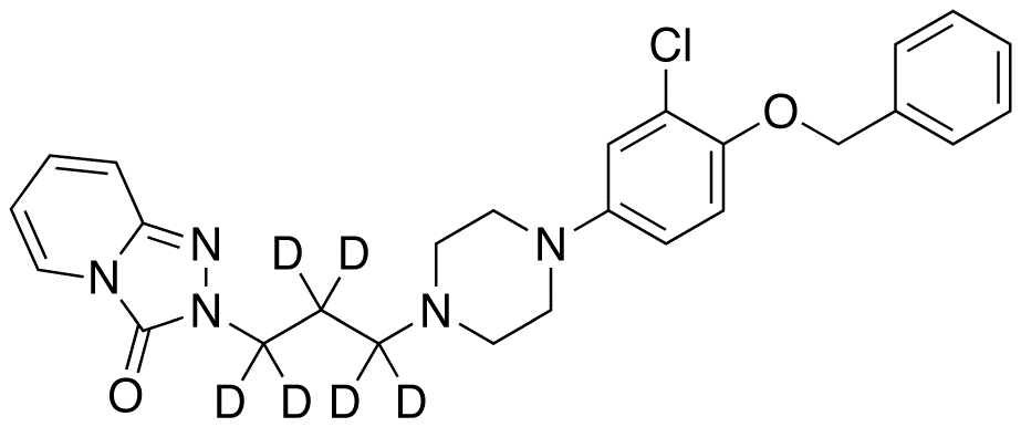 4’-Hydroxy Trazodone-d6 Benzyl Ether,1794752-37-6