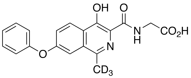 N-[(4-Hydroxy-1-methyl-7-phenoxy-3-isoquinolinyl)carbonyl]glycine-d3