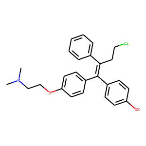 (E)-4-Hydroxy Toremifene-d6 (~10percent Z-isomer)