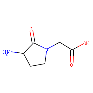 1-Pyrrolidineaceticacid,3-amino-2-oxo-,(3S)-(9CI)