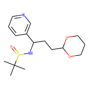 N-[3-(1,3-Dioxan-2-yl)-1-(3-pyridinyl)propyl]-2-methyl-2-propanesulfinamide