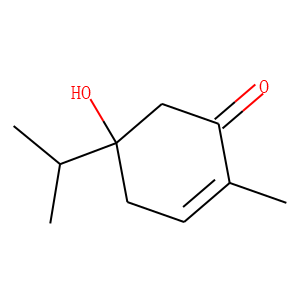 2-Cyclohexen-1-one,5-hydroxy-2-methyl-5-(1-methylethyl)-,(5S)-(9CI)