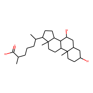 3α,7α-Dihydroxycoprostanic Acid