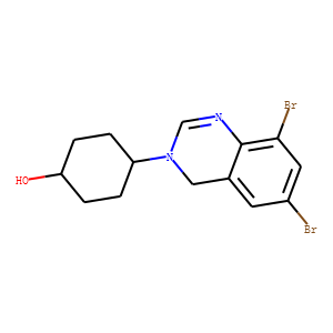 4-(6,8-Dibromo-3(4H)-quinazolinyl)-cyclohexanol