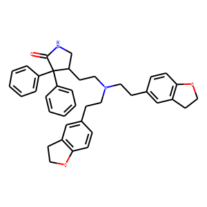 4-[2-di-[2-(2,3-Dihydrobenzofuran-4-yl)ethyl]aminoethyl)-3,3-diphenylpyrolidine-2-one