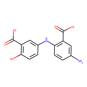 2-Hydroxy-5-Amino-N-(2-carboxy-4-aminophenyl)benzoic Acid