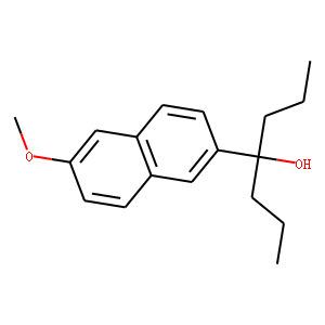 2-[(1-Hydroxy-1-propyl)butyl]-6-methoxynaphthalene