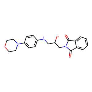 4-[((2R)-Hydroxy-3-phthalimido)propylamine]phenyl-3-morpholine