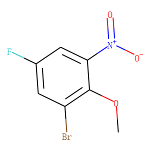 1-BROMO-5-FLUORO-2-METHOXY-3-NITROBENZENE