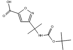 3-(2-{[(tert-butoxy)carbonyl]amino}propan-2-yl)-1,2-oxazole-5-carboxylic acid,1803608-31-2