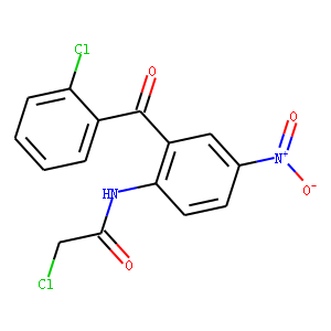2-Chloro-N-[2-(2-chlorobenzoyl)-4-nitrophenyl]acetamide