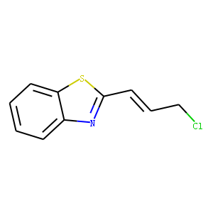 Benzothiazole, 2-(3-chloro-1-propenyl)-, (E)- (9CI)