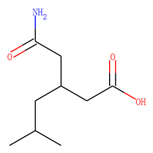 3-Carbamoymethyl-5-methylhexanoic acid