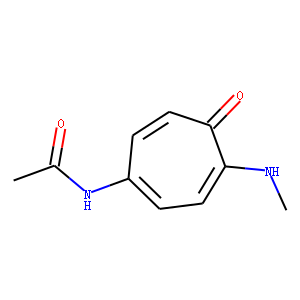 N-(4-Methylamino-5-oxo-1,3,6-cycloheptatrienyl)acetamide