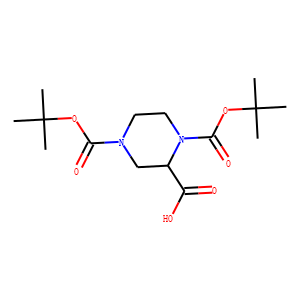 1,4-BIS(N-BOC)PIPERAZINE-2-CARBOXYLIC ACID