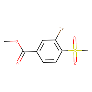 Methyl 3-BroMo-4-(Methylsulfonyl)benzoate