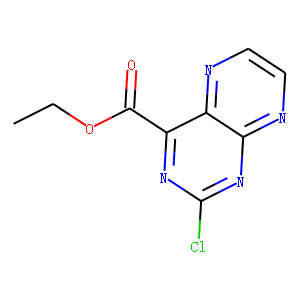 2-Chloro-4-pteridinecarboxylic acid ethyl ester