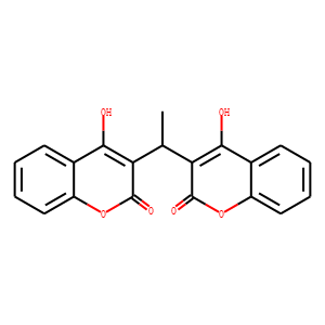 3,3/'-ethylidenebis[4-hydroxy-2-benzopyrone]