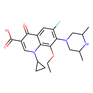 3-Quinolinecarboxylic acid, 1-cyclopropyl-7-(3,5-diMethyl-1-piperazinyl)-8-ethoxy-6-fluoro-1,4-dihyd