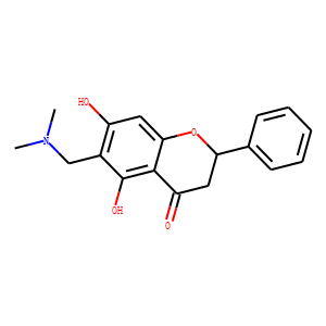 (2S)-6-(dimethylaminomethyl)-5,7-dihydroxy-2-phenyl-chroman-4-one