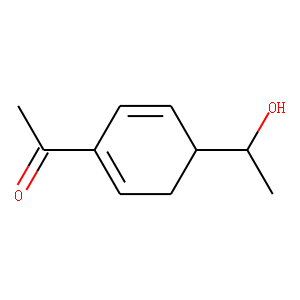 Ethanone, 1-[4-(1-hydroxyethyl)-1,5-cyclohexadien-1-yl]- (9CI)