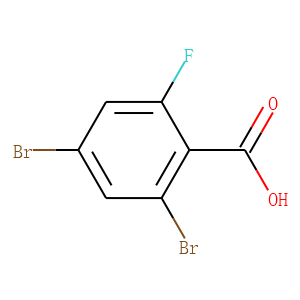 2,4-DIBROMO-6-FLUOROBENZOIC ACID
