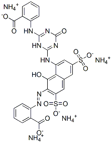 2-[[8-[[6-[(2-Carboxyphenyl)amino]-1,4-dihydro-4-oxo-1,3,5-triazin-2-yl]amino]-1-hydroxy-3,6-disulfo