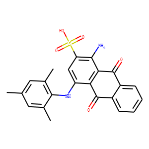 1-amino-9,10-dihydro-9,10-dioxo-4-(2,4,6-trimethylanilino)anthracene-2-sulphonic acid