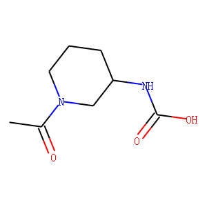 Carbamic  acid,  (1-acetyl-3-piperidinyl)-  (9CI)