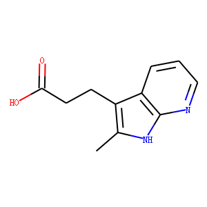 1H-Pyrrolo[2,3-b]pyridine-3-propionic acid, 2-methyl- (8CI)