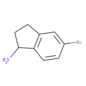 1H-INDEN-1-AMINE, 5-BROMO-2,3-DIHYDRO-