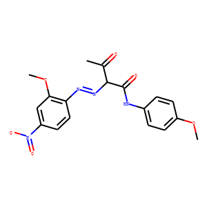 Butanamide, 2-(2-methoxy-4-nitrophenyl)azo-N-(4-methoxyphenyl)-3-oxo-