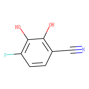 Benzonitrile, 4-fluoro-2,3-dihydroxy- (9CI)
