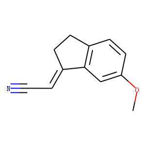 (2E)-2-(2,3-Dihydro-6-methoxy-1H-inden-1-ylidene)acetonitrile