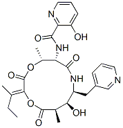 3-Hydroxy-N-[(2Z,5R,6S,9S,10S,11R)-10-hydroxy-5,11-dimethyl-2-(1-methylpropylidene)-3,7,12-trioxo-9-
