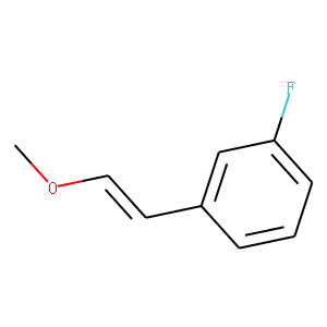 Benzene, 1-fluoro-3-(2-methoxyethenyl)- (9CI)