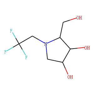 3,4-Pyrrolidinediol, 2-(hydroxymethyl)-1-(2,2,2-trifluoroethyl)-, (2R,3R,4R)- (9CI)