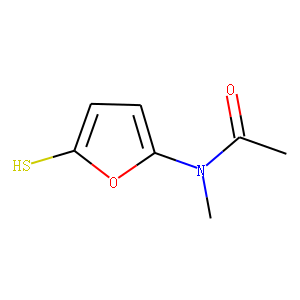 Acetamide,  N-(5-mercapto-2-furanyl)-N-methyl-