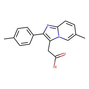 2-(4-Methylphenyl)-6-methylimidazole[1,2-a]-pyridine-3-acetic Acid  (Zolpidem Impurity)
