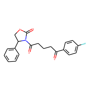 3-[5-(1,5-Dioxo-5-(p-fluophenylpentyl]-4(S)-phenyl-2-oxazolidinone