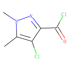 1H-Pyrazole-3-carbonyl chloride, 4-chloro-1,5-dimethyl- (9CI)